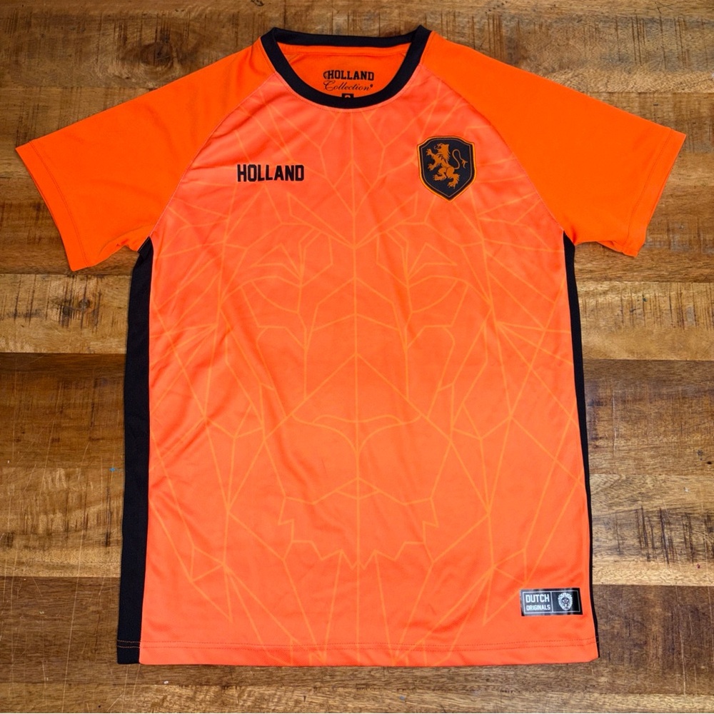 Holland Collection Netherlands Soccer Football Shirt Jersey Mens Small Orange